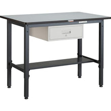 Load image into gallery viewer, TRUSCO AWMP type height adjustable workbench 900X600XH700-910 with 1 drawer
