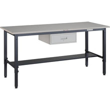 将图像导入到图库查看器中TRUSCO AWMS型高度调节工作台1800 X 750 XH 700 -910 1层带抽屉