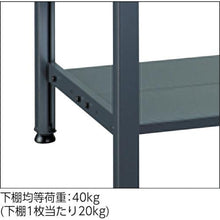 Load image into gallery viewer, TRUSCO BE type lightweight workbench 1800X750 with 2 lower shelves