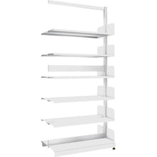 โหลดรูปภาพลงในโปรแกรมดูแกลเลอรี TRUSCO ชั้นวางหนังสือเสาเดี่ยว Duplex B5 แนวตั้ง W900XD220XH1975 เชื่อมต่อ 6 ชั้น