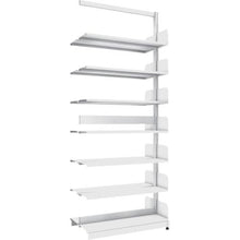 โหลดรูปภาพลงในโปรแกรมดูแกลเลอรี ชั้นวางหนังสือเสาเดี่ยว TRUSCO แบบ B5 แนวตั้ง W900XD220XH2275 เชื่อมต่อ 7 ขั้น