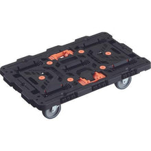 画像をギャラリービューアに読み込む, TRUSCO 連結式樹脂製平台車 ビートル 700X450 自在3輪 とめたろう付