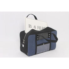 Load image into gallery viewer, SANEI Boston (L) for canvas mail with horseshoe lock fittings navy blue