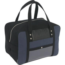 Load image into gallery viewer, SANEI Boston M wide gusset for canvas mail with SED-1 lock navy blue