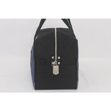 Load image into gallery viewer, SANEI Boston M wide gusset for canvas mail with SED-1 lock navy blue