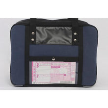 Load image into gallery viewer, SANEI Boston M wide gusset for canvas mail with SED-1 lock navy blue