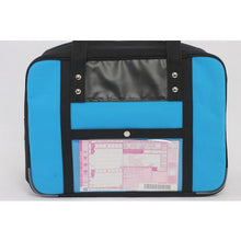 Load image into gallery viewer, SANEI Boston M wide gusset for canvas mail with SED-1 lock blue