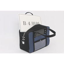 Load image into gallery viewer, SANEI Boston (M) for canvas mail with horseshoe lock fittings navy blue