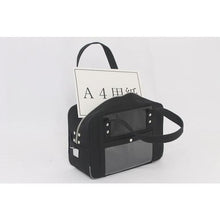 Load image into gallery viewer, SANEI Boston (S) for canvas mail with horseshoe lock fitting black