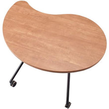 将图像导入到图库查看器中Chitose Sei Zac Flap Table Magatama Type Black Frame Top 松木