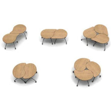 将图像导入到图库查看器中Chitose Sei Zac Flap Table Magatama Type Black Frame Top 松木