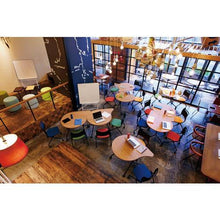 画像をギャラリービューアに読み込む, アイリスチトセ イーザックフラップテーブル ティア型 ブラックフレーム 天板パイン