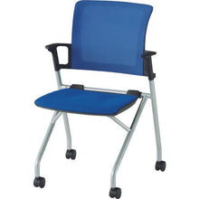 画像をギャラリービューアに読み込む, TRUSCO コンパクトミーティングチェア ブルー