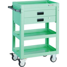 Load image into gallery viewer, TRUSCO tool wagon Dolphin 750X500 2-stage drawer urethane YG