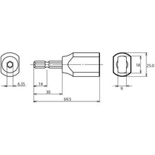 Load image into gallery viewer, Shrimp form tie socket "Strok" for both ivy and K type form ties
