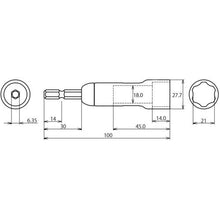 Load image into gallery viewer, Ebi Strok STANDARD Socket Heavy Duty Type Surface Opposite Side 24mm