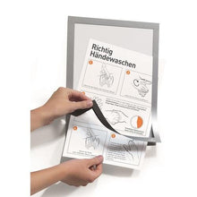 โหลดรูปภาพลงในโปรแกรมดูแกลเลอรี DURABLE DURAFRAME แม่เหล็ก A4 สีเงิน