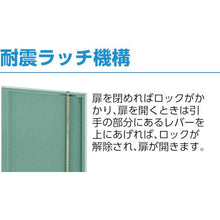 画像をギャラリービューアに読み込む, TRUSCO スライド工具キャビネット 501X551 コボレ止め天板付