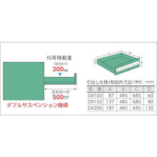 画像をギャラリービューアに読み込む, OS 重量キャビネットDX型 最大積載量1500kg 引出し9×2段