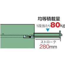 画像をギャラリービューアに読み込む, TRUSCO スライド工具キャビネット 501X551 コボレ止め天板付