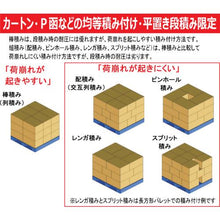 画像をギャラリービューアに読み込む, NPC 輸出梱包用プラスチックパレットEX-115110 ネスティングスキッド 黒