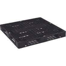 Load image into gallery viewer, NPC export packing plastic pallet EXA-114114 single-sided four-way insertion black