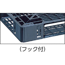 画像をギャラリービューアに読み込む, NPC 輸出梱包用プラスチックパレットEXS-1111 両面二方差し 黒
