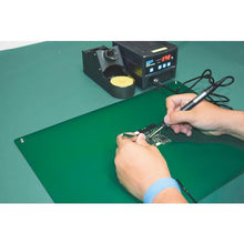 画像をギャラリービューアに読み込む, HOZAN ESD卓上マット グリーン 450×330