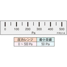 画像をギャラリービューアに読み込む, マノスター 微差圧計 マノスターゲージ <パネル横目盛形> 計測範囲0~500Pa