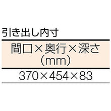 画像をギャラリービューアに読み込む, TRUSCO GWR型作業台 1800X750XH740 3段引出付