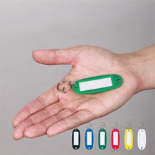 โหลดรูปภาพลงในโปรแกรมดูแกลเลอรี OP ป้ายชื่อคล้องกุญแจชนิดแข็ง 10 ชิ้น สีเขียว