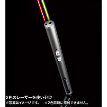 画像をギャラリービューアに読み込む, SANWA グリーンレッド2色レーザーポインター
