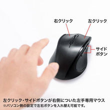 画像をギャラリービューアに読み込む, SANWA 静音ワイヤレスマウス左手用