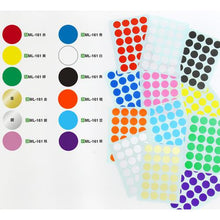 โหลดรูปภาพลงในโปรแกรมดูแกลเลอรี NICHIBAN My Tack Label (ป้ายสี) ML-161 กลม สีเงิน 16มม