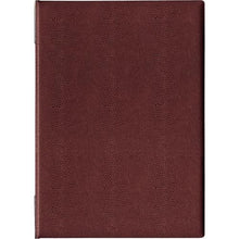 โหลดรูปภาพลงในโปรแกรมดูแกลเลอรี OP แฟ้มเมนูหนังโทน A4 6 หน้า สีน้ำตาล