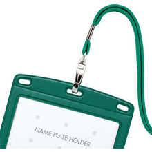 โหลดรูปภาพลงในโปรแกรมดูแกลเลอรี OP ป้ายชื่อห้อยแบบหนัง 1 ชิ้น สีเขียว