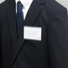 โหลดรูปภาพลงในโปรแกรมดูแกลเลอรี OP ソフト名札 名刺サイズ 両用クリップ 10枚