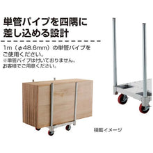 画像をギャラリービューアに読み込む, ハセガワ アルミ運搬車 イットン台車ミニ