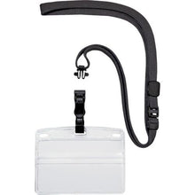 โหลดรูปภาพลงในโปรแกรมดูแกลเลอรี OP ป้ายชื่อห้อยนามบัตรถอดได้ size 10 สีดำ