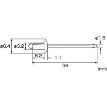 画像をギャラリービューアに読み込む, エビ ブラインドリベット(アルミニウム/スティール製) 4-3(80本入) エコパック