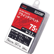 画像をギャラリービューアに読み込む, エビ ブラインドリベット(アルミニウム/スティール製) 4-5(75本入) エコパック