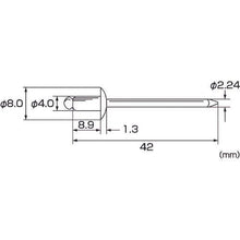 画像をギャラリービューアに読み込む, エビ ブラインドリベット(アルミニウム/スティール製) 5-3(60本入) エコパック