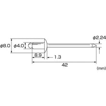 画像をギャラリービューアに読み込む, エビ ブラインドリベット アルミ/スティール 5-3 (1000本入)