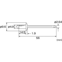 画像をギャラリービューアに読み込む, エビ ブラインドリベット アルミ/スティール 6-6 (1000本入)