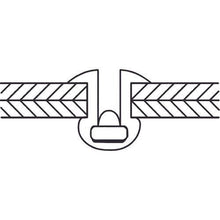 画像をギャラリービューアに読み込む, エビ ブラインドリベット(シールドタイプ) アルミニウム/スティール製 6-8(15本入) エコパック