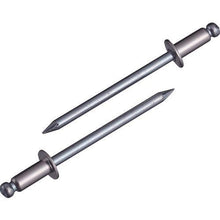 画像をギャラリービューアに読み込む, エビ ブラインドリベット(ステンレス/スティール製) 4-3(1000本入) 箱入