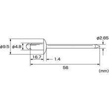 画像をギャラリービューアに読み込む, エビ ブラインドリベット(ステンレス/スティール製) 6-8(1000本入) 箱入