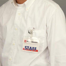 โหลดรูปภาพลงในโปรแกรมดูแกลเลอรี ป้าย OP tag ป้ายชื่อคลิปพลาสติกใช้สองครั้งขนาดใหญ่พิเศษ 10 ชิ้นสีเทา