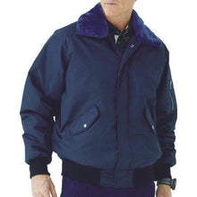 Load image into gallery viewer, MIDORI ANZEN Cold Protection Nylon Pilot Jumper Navy M