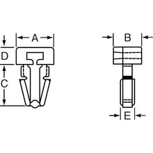 โหลดรูปภาพลงในโปรแกรมดูแกลเลอรี PANDUIT Push-in Fixture ทนต่อสภาพอากาศ สีดำ (1000 ชิ้น)